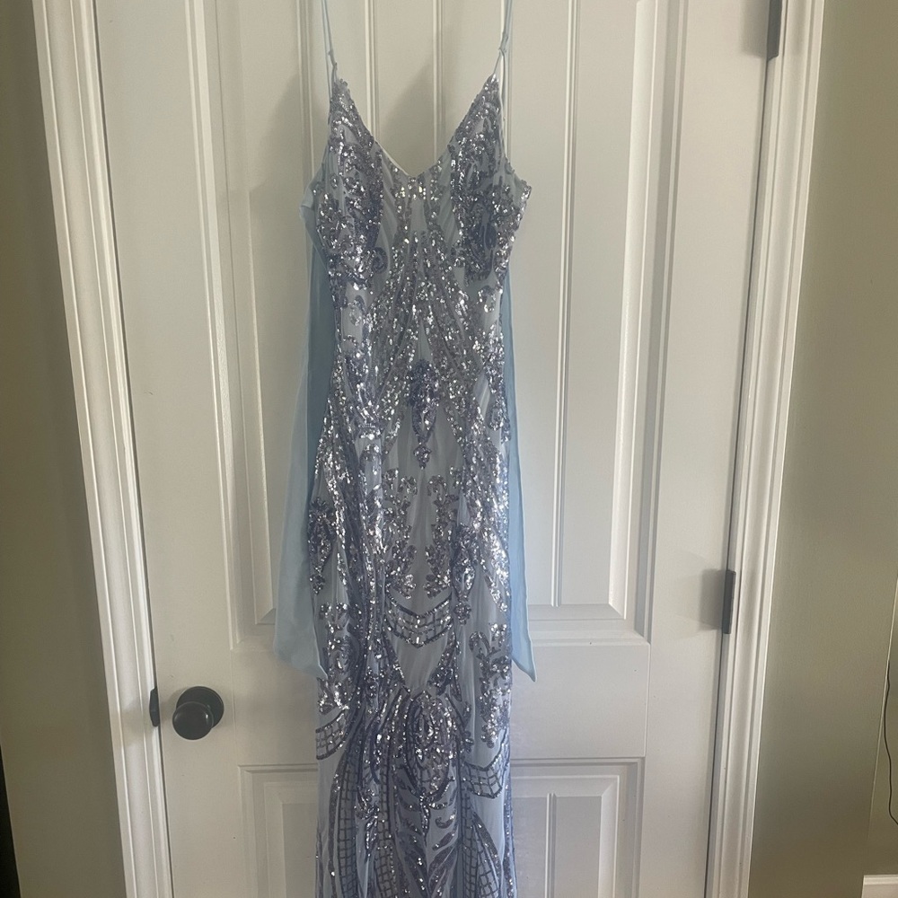 Lucky in the Sky Sequin Mermaid Dress